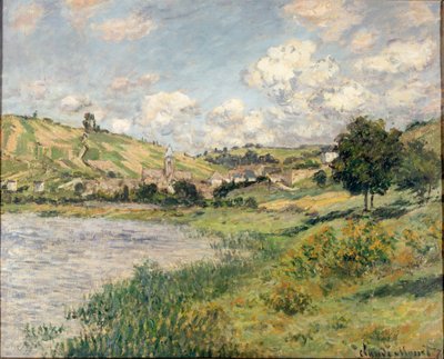 Landschaft in Vetheuil von Claude Monet