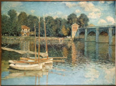 Die Brücke von Argenteuil von Claude Monet