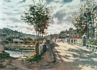 Die Brücke von Bougival von Claude Monet