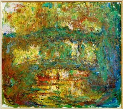 Die japanische Brücke von Claude Monet