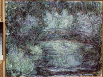 Die japanische Brücke von Claude Monet