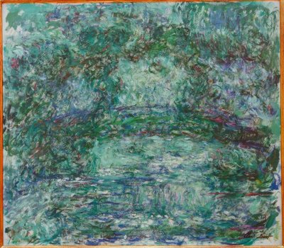 Die japanische Brücke von Claude Monet