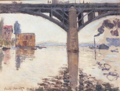 Die Straßenbrücke von Argenteuil von Claude Monet
