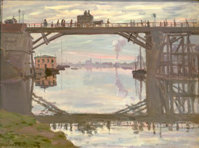 Die Holzbrücke von Claude Monet