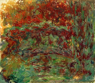 Die japanische Brücke von Claude Monet
