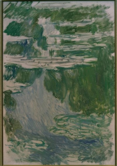 Seerosen Studie von Claude Monet