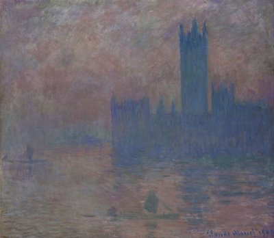 Parlament, London von Claude Monet
