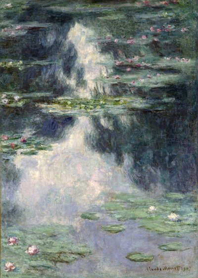 Teich mit Seerosen, 1907 von Claude Monet