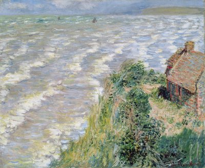 Steigende Flut bei Pourville, 1882 von Claude Monet