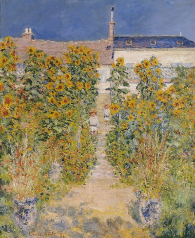 Der Garten des Künstlers in Vétheuil von Claude Monet