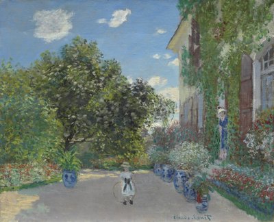 Das Haus des Künstlers in Argenteuil, 1873 von Claude Monet