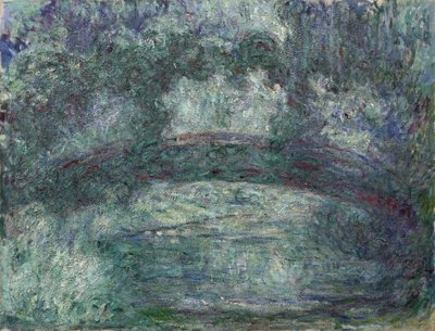 Die japanische Brücke von Claude Monet