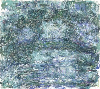 Die japanische Brücke, ca. 1918-1924 von Claude Monet
