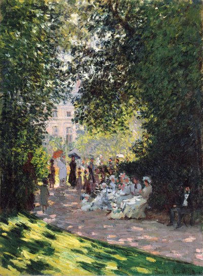 Der Parc Monceau von Claude Monet