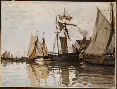 Der Hafen von Honfleur, ca. 1865 von Claude Monet