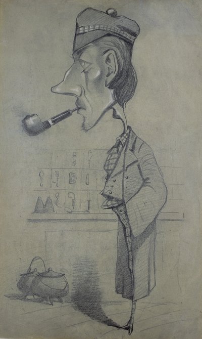Der Schotte mit einer Pfeife, 1857 von Claude Monet