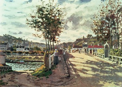 Die Seine bei Bougival von Claude Monet