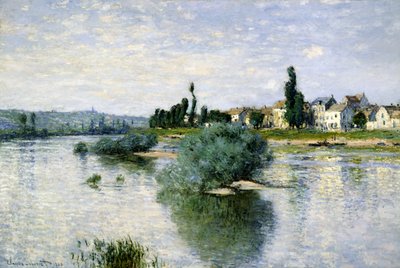 Die Seine bei Lavacourt von Claude Monet
