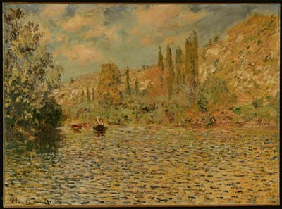 Die Seine bei Vetheuil von Claude Monet