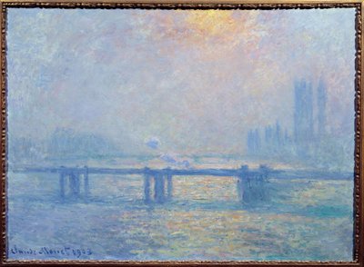 Die Themse bei Charing Cross, London von Claude Monet
