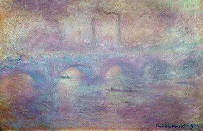 Die Waterloo-Brücke, Nebeleffekt von Claude Monet