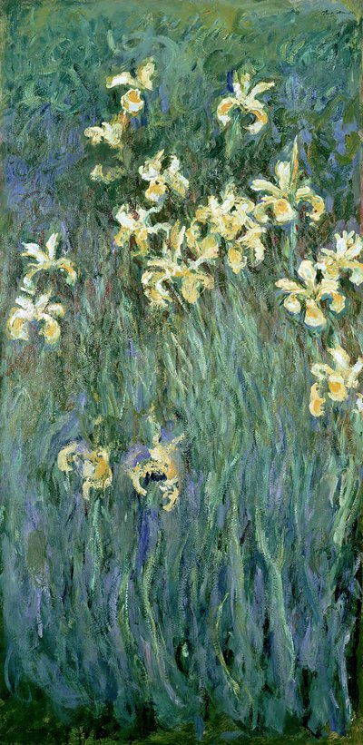 Die gelben Schwertlilien von Claude Monet