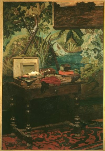 Eine Ecke des Ateliers von Claude Monet