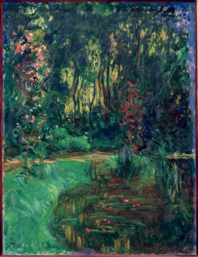 Eine Ecke des Teichs von Giverny von Claude Monet