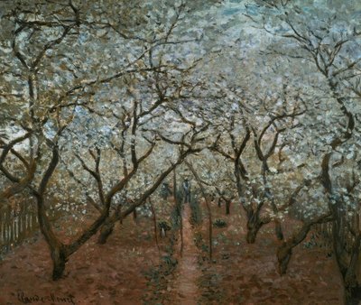 Blühender Obstgarten, Vétheuil von Claude Monet