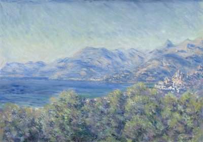 Blick auf Ventimiglia von Claude Monet