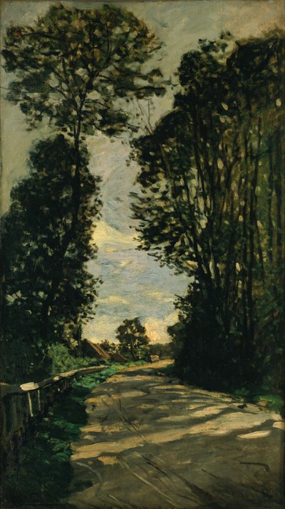 Weg der Farm Saint-Siméon, 1864 von Claude Monet