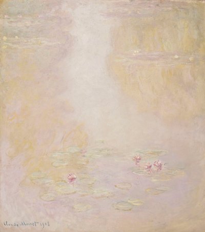 Seerosen, Giverny, 1908 von Claude Monet