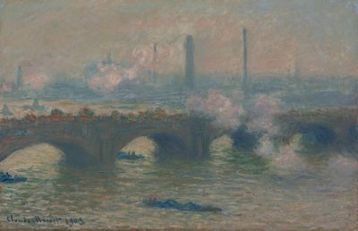 Waterloo-Brücke, grauer Tag, 1903 von Claude Monet