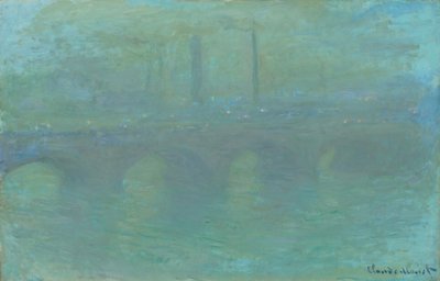 Waterloo Bridge, London, in der Dämmerung, 1904 von Claude Monet