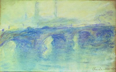 Waterloo-Brücke, ca. 1899 von Claude Monet