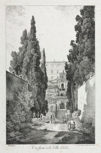 Ansicht der Villa d