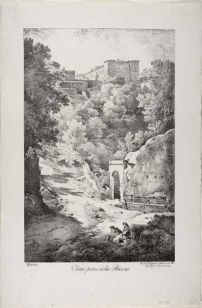 Blick von La Riccia von Claude Thienon