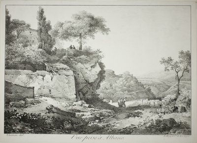 Ansicht von Albano von Claude Thienon
