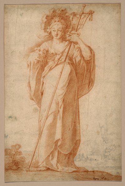 Die Kumanische Sibylle, ca. 1630 von Claude Vignon