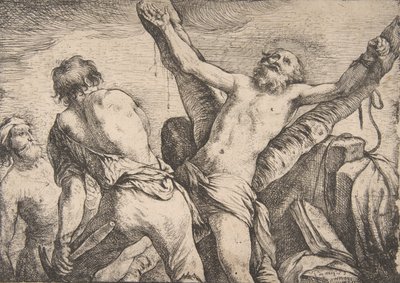 Das Martyrium des Heiligen Andreas, 1623 von Claude Vignon