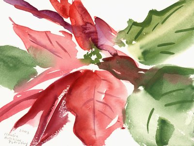 Weihnachtsstern, 2003 von Claudia Hutchins Puechavy