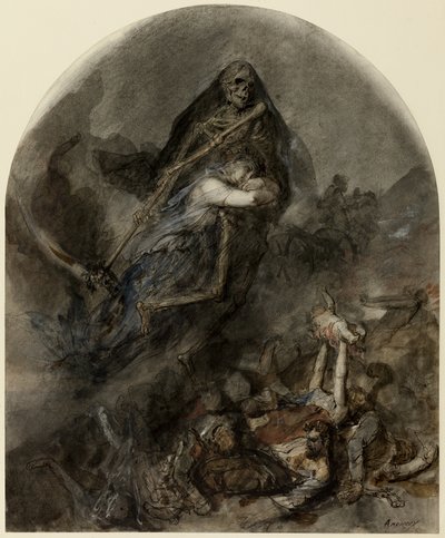 Allegorie des Todes von Clément Auguste Andrieux