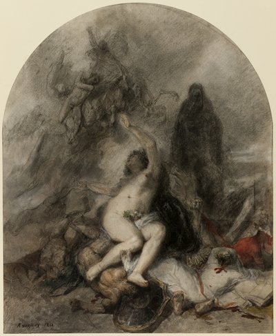 Allegorie des Krieges von Clément Auguste Andrieux