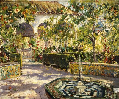 Alcazar-Gärten, Sevilla von Colin Campbell Cooper