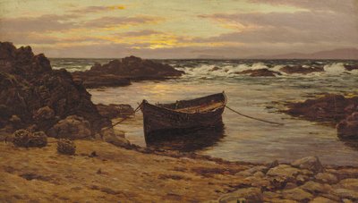 Sonnenuntergang über der Küste von Colin Hunter