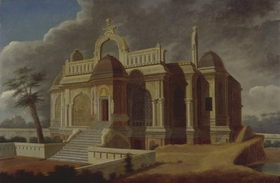 Mausoleum mit Steinelefanten, 1788 von Colonel Francis Swain Ward