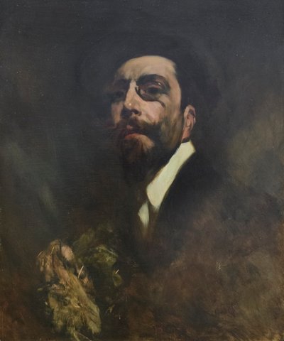 Selbstporträt von Columbano Bordalo Pinheiro