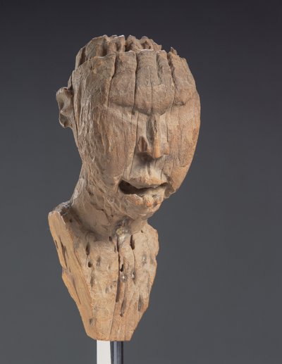 Fragment eines Kongo nkisi nkondi (Holz) von Congolese School