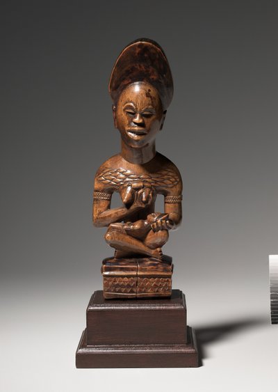 Mutter-und-Kind-Figur, Mitte bis Ende 1800er von Congolese School