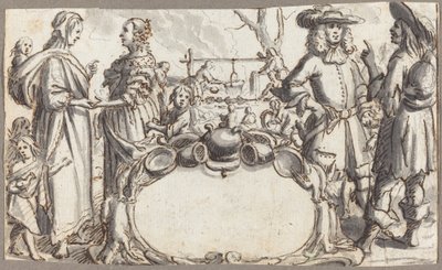 Allegorie von Armut und Reichtum von Conrad Meyer